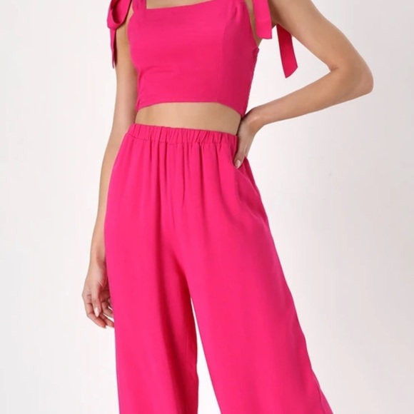 Lulu's Pink Jumpsuit - Picture 4 of 6